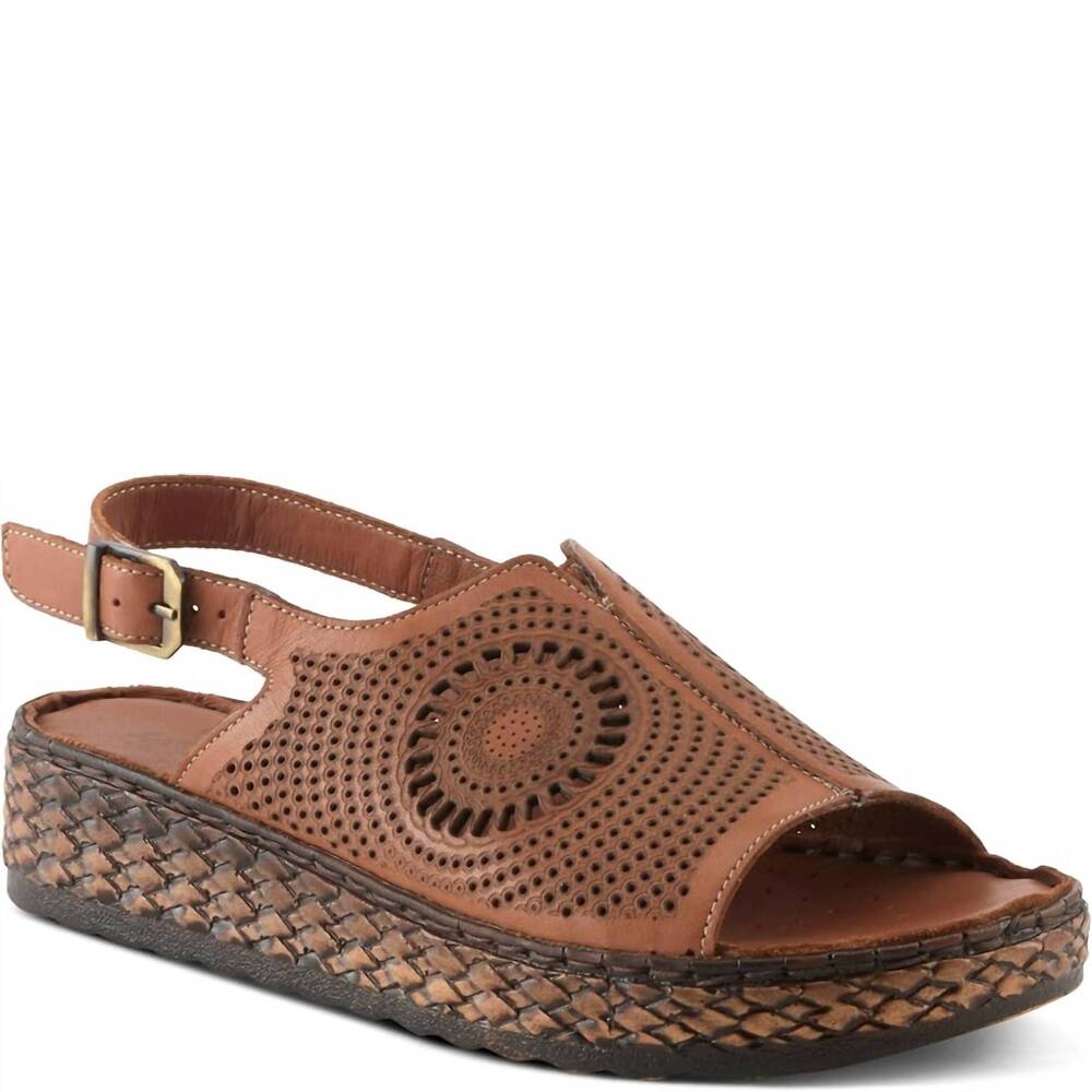 NEW SPRING STEP SHOES women's cordero casual sandals in camel